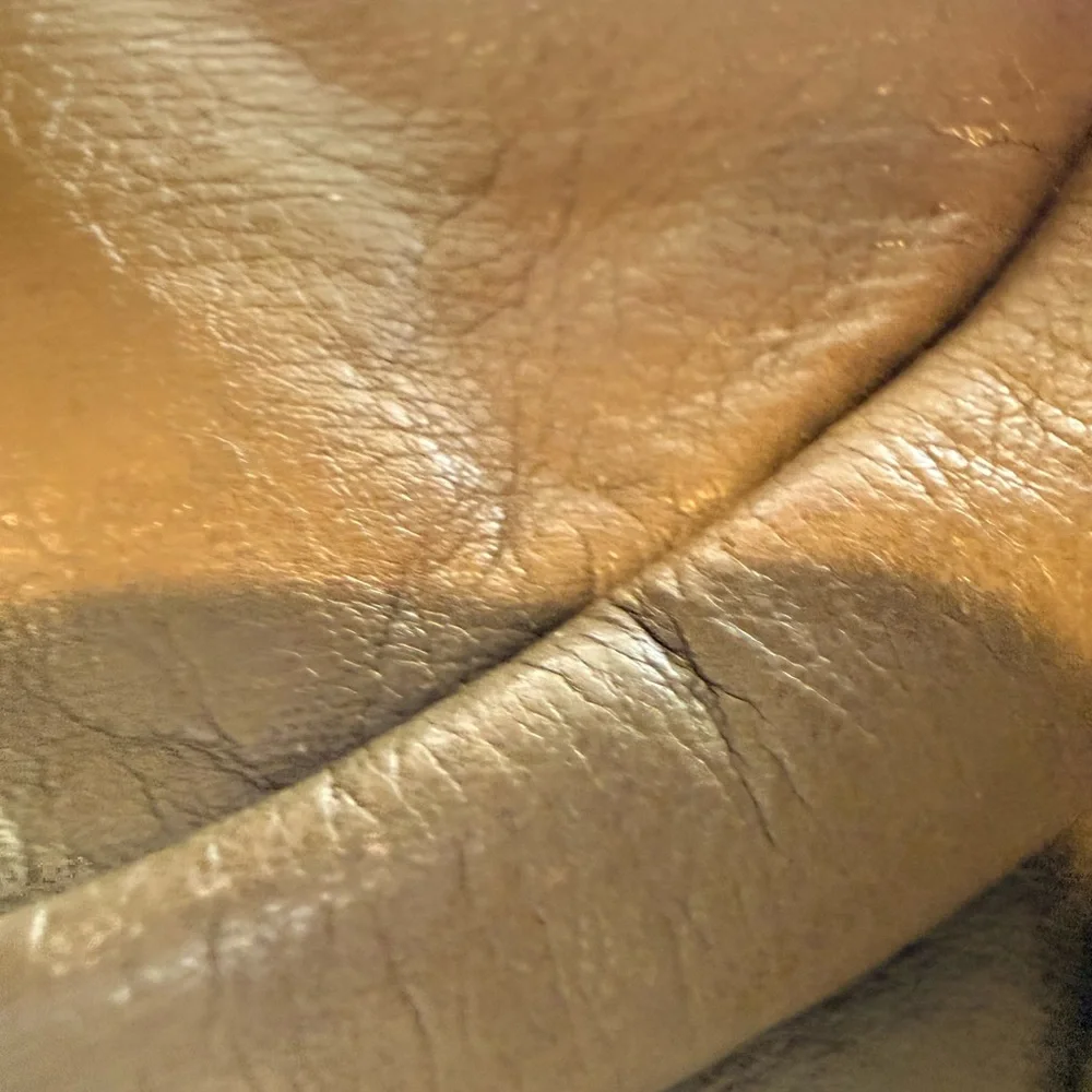 HOBO Olive Green Round Leather Crossbody Zippered Bag - Picture 7 of 9